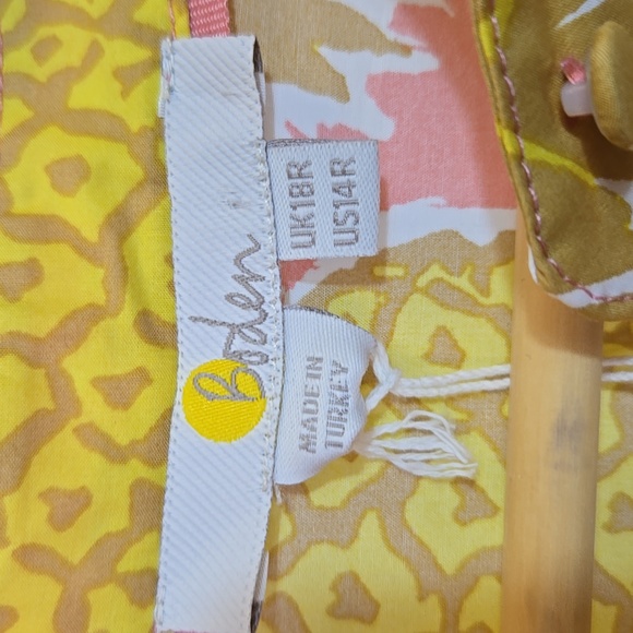 Boden Ava Tiered Maxi Dress In Pinapple Print Size‎ 14 - Picture 2 of 16